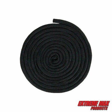 Extreme Max Extreme Max 3008.0454 Black Type III 550 Paracord Commercial Grade - 5/32" x 50' 3008.0454